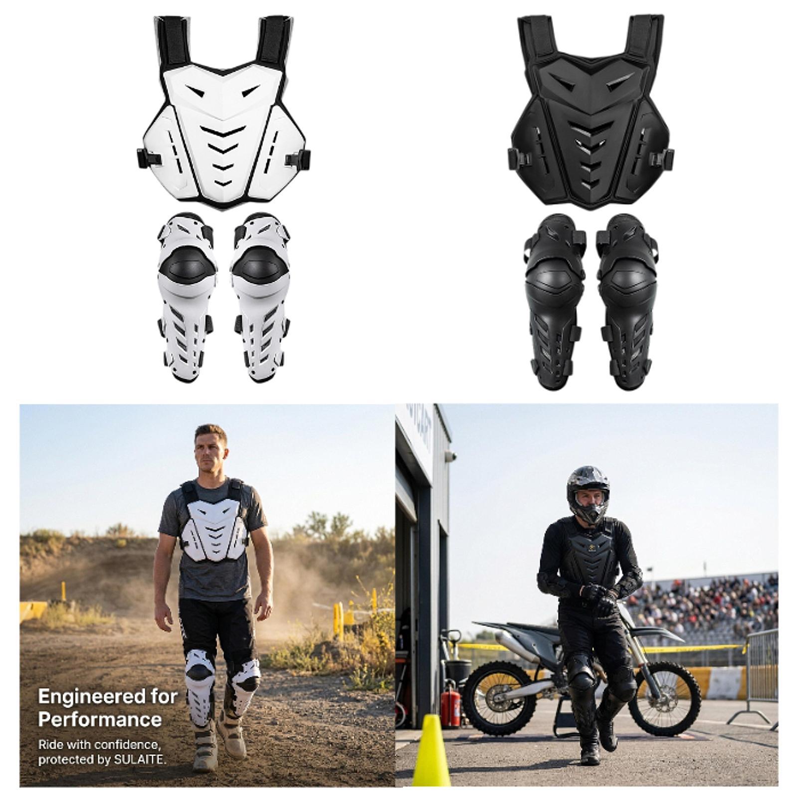 Motorcycle Gear Women - Ergonomik Göğüs Koruyucu Dizlikler Motosiklet Koruma