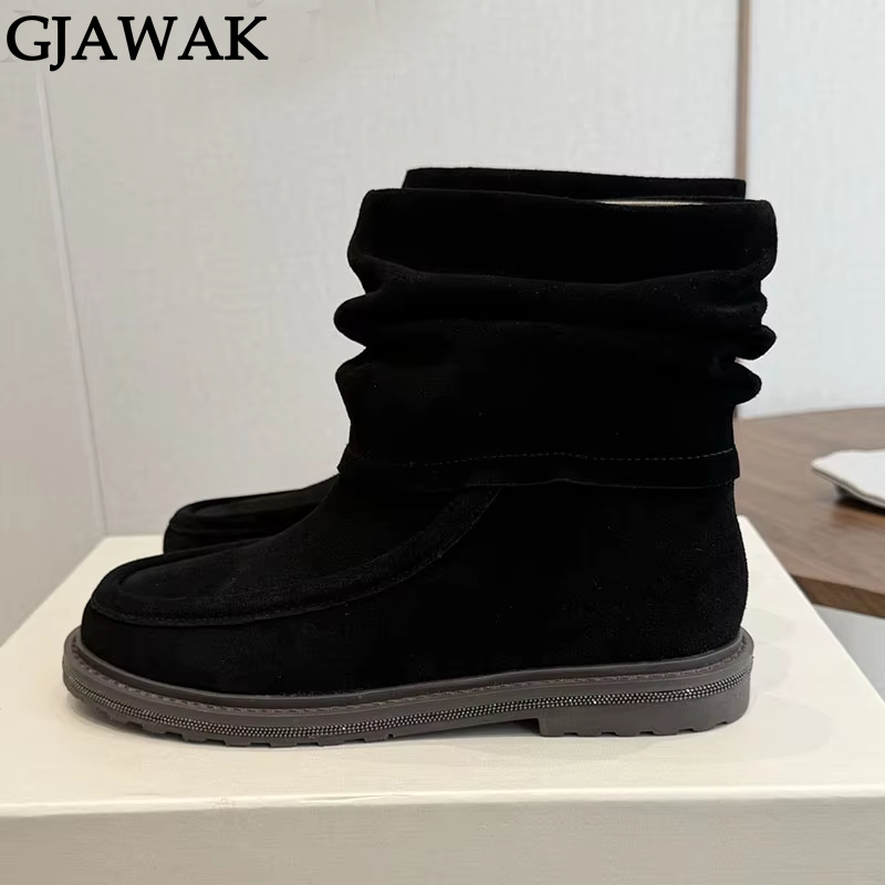 Kadın Kısa Botları Pileli Süet - Riding Boot Short incelemesi ve fiyatı
