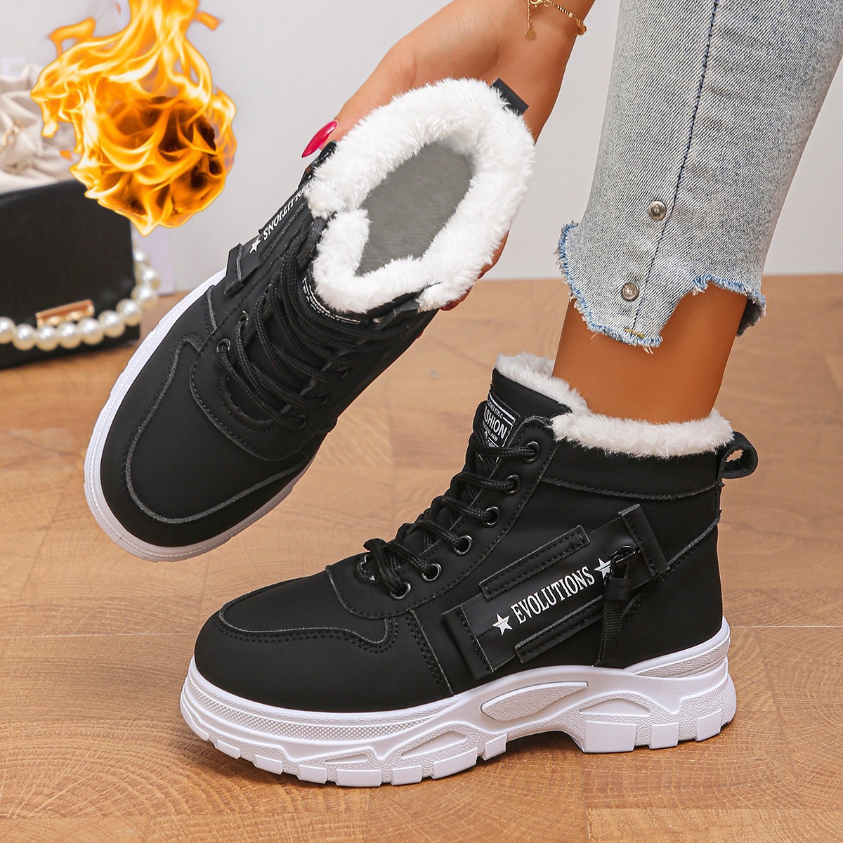Kadınların 2026 yeni kışlık pa - Riding Boot Short incelemesi ve fiyatı