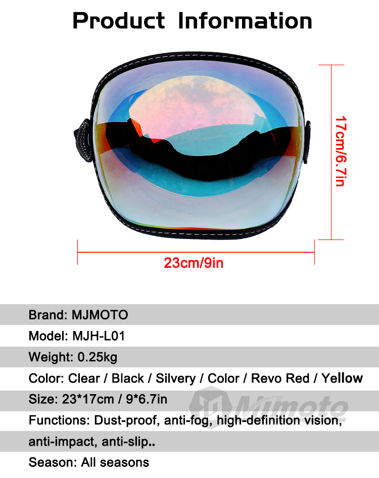 Retro motosiklet gözlüğü tam y - Motorcycle Gear Women incelemesi ve fiyatı